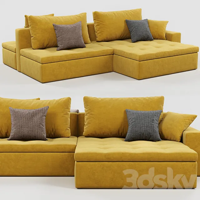 Calligaris Lounge sofa 3DModel Calligaris Lounge sofa 3DModel