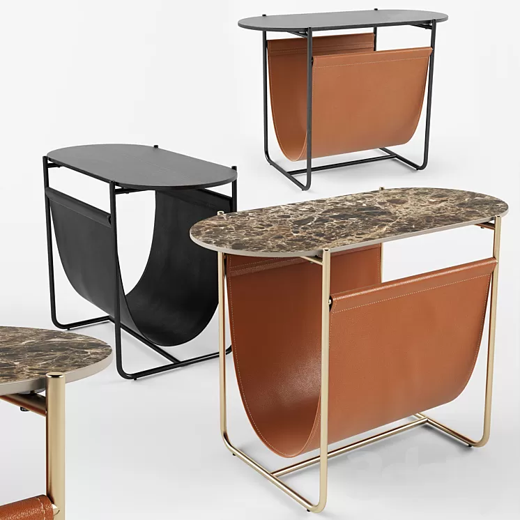 Calligaris Magazine Side Table 3D Model Calligaris Magazine Side Table 3D Model