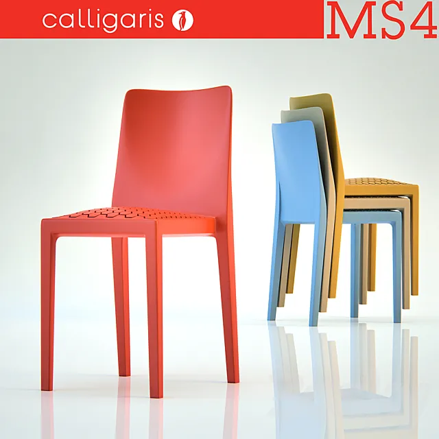 Calligaris MS4 chair 3D Model