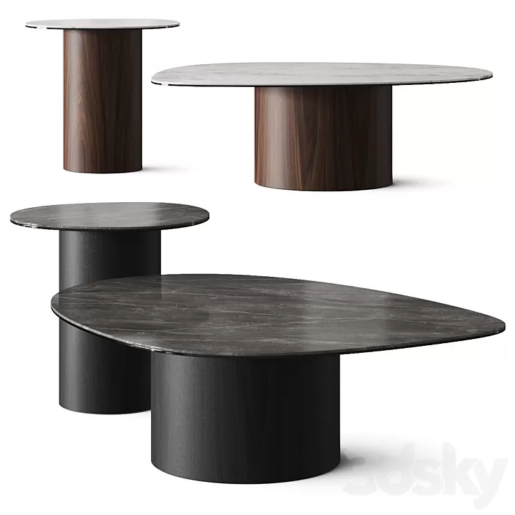 Calligaris Mushroom Marble Coffee Tables 3D Model Free Download Calligaris Mushroom Marble Coffee Tables 3D Model Free Download
