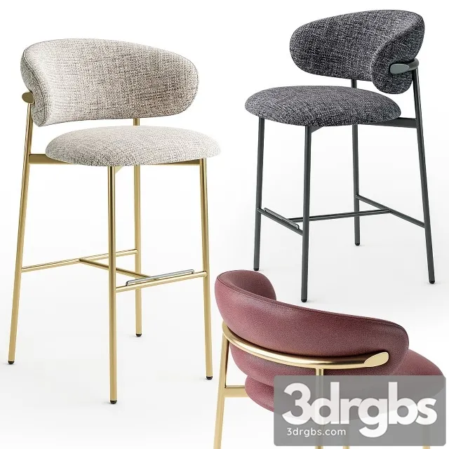 Calligaris Oleandro Stool 3D Model Download
