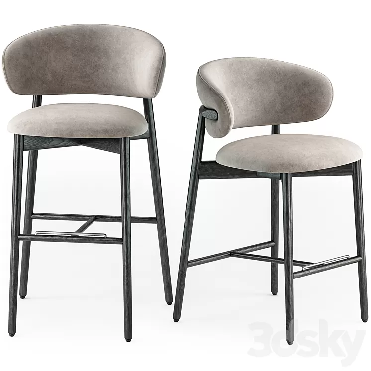 Calligaris Oleandro wood stool 3D Model Free Download Calligaris Oleandro wood stool 3D Model Free Download