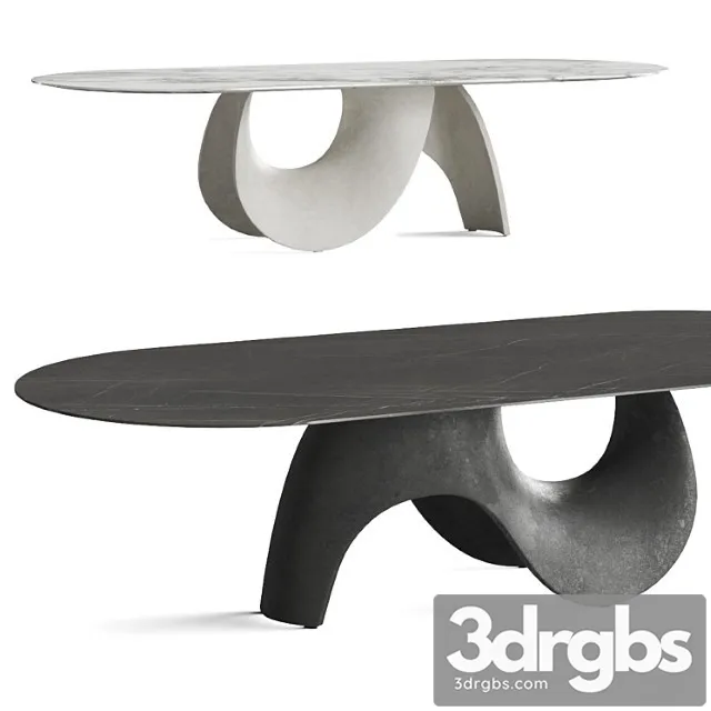 Calligaris Seashell Dining Table 3D Model Download Calligaris Seashell Dining Table 3D Model Download