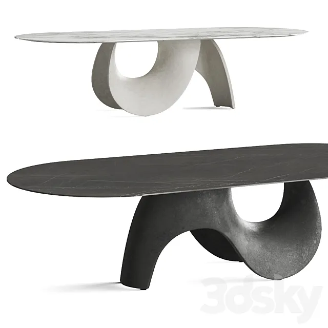 Calligaris Seashell Dining Table 3DModel