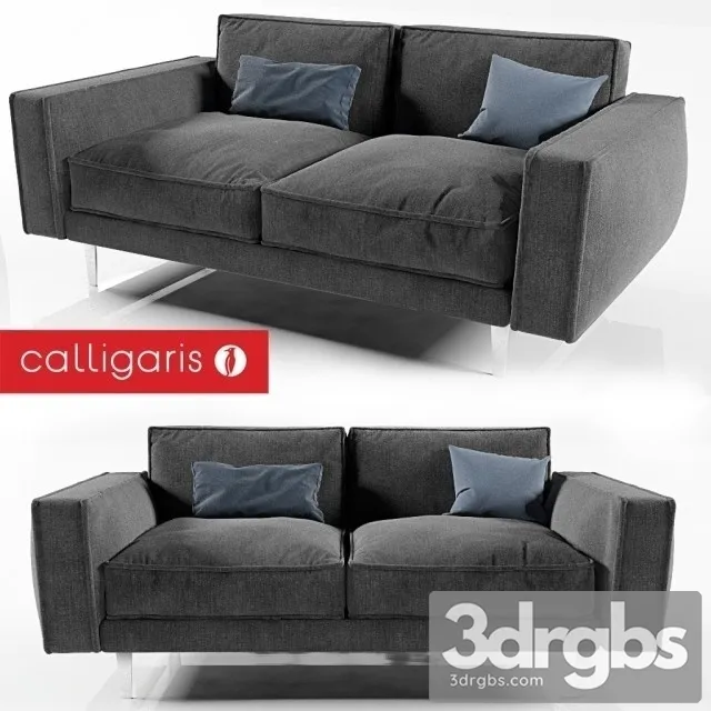 Calligaris Square Sofa 3D Model Download Calligaris Square Sofa 3D Model Download