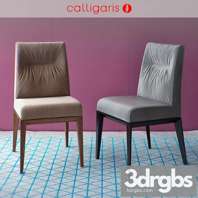 Calligaris Stul Tosca Chair 3D Model Download