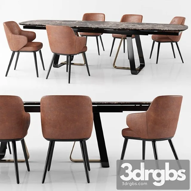 Calligaris Sunshine Tavalo Table Foyer Chair 3D Model Download Calligaris Sunshine Tavalo Table Foyer Chair 3D Model Download