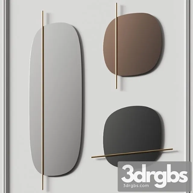 Calligaris vanity wall mirrors 3D Model Download Calligaris vanity wall mirrors 3D Model Download