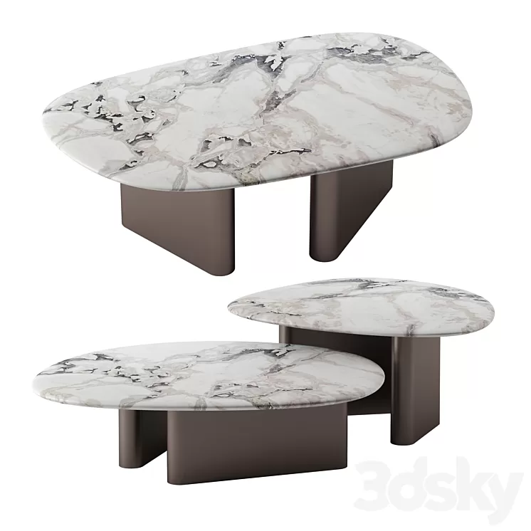 [3DSKY] CALLISTO Coffee Tables By Porada 3D Model Free Download | NEW ...