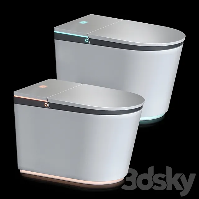 CALMO smart toilet 3D Model CALMO smart toilet 3D Model