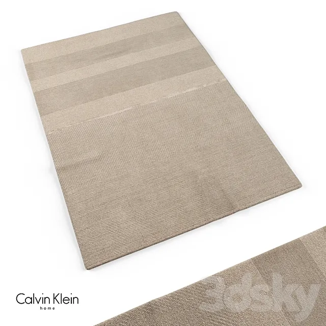 Calvin Klein Home Vale-Portland Rug Sandwash 3D Model