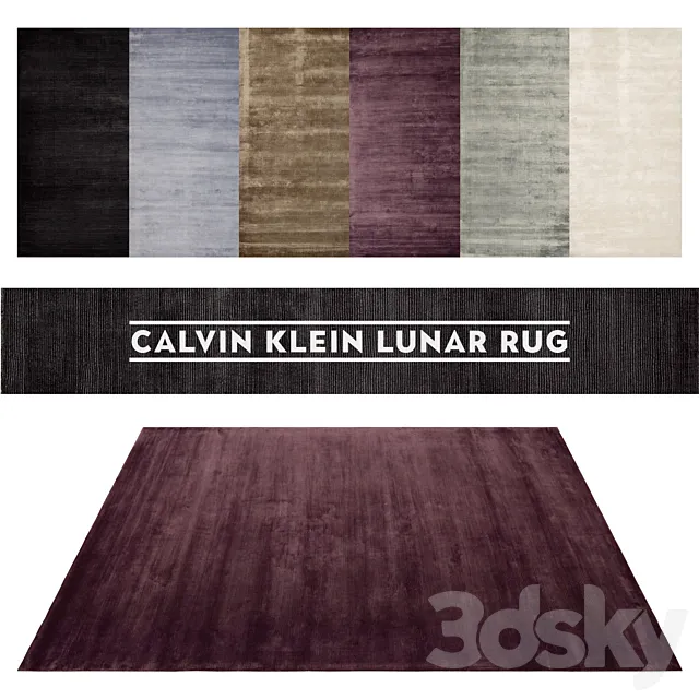 CALVIN KLEIN LUNAR RUG 3D Model CALVIN KLEIN LUNAR RUG 3D Model
