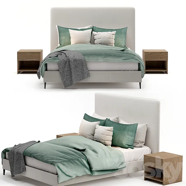 cama filemone bed 01 3DModel cama filemone bed 01 3DModel