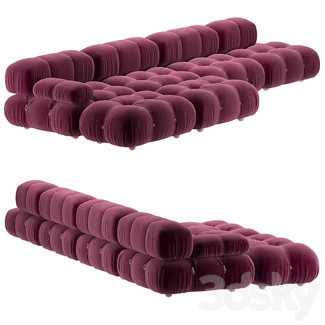 Camaleonda by B&B Italia 3D Model Camaleonda by B&B Italia 3D Model