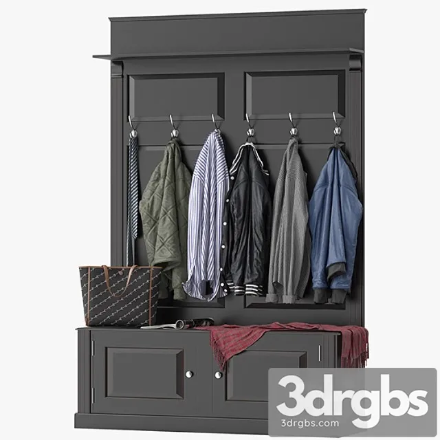 Cambronne hallway 2 3D Model Download Cambronne hallway 2 3D Model Download