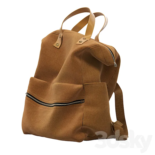 Camel brown bag 3DModel Camel brown bag 3DModel