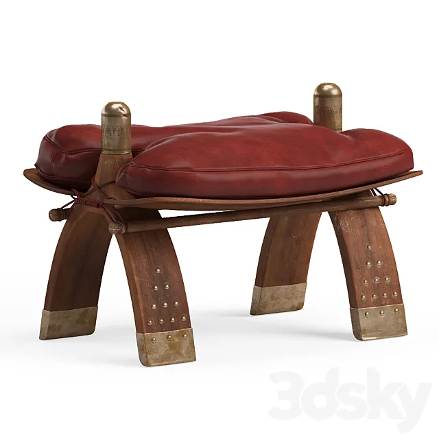 Camel saddle stool 3D Model Camel saddle stool 3D Model