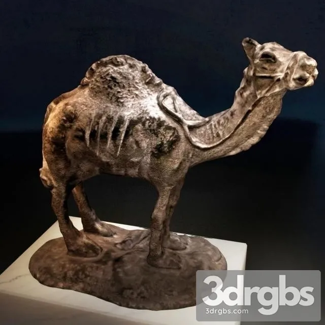 Camel Sculpture 3D Model Download