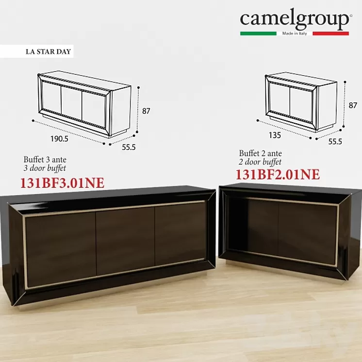 CAMELGROUP 131BF2.01NE+131BF3.01NE 3D Model