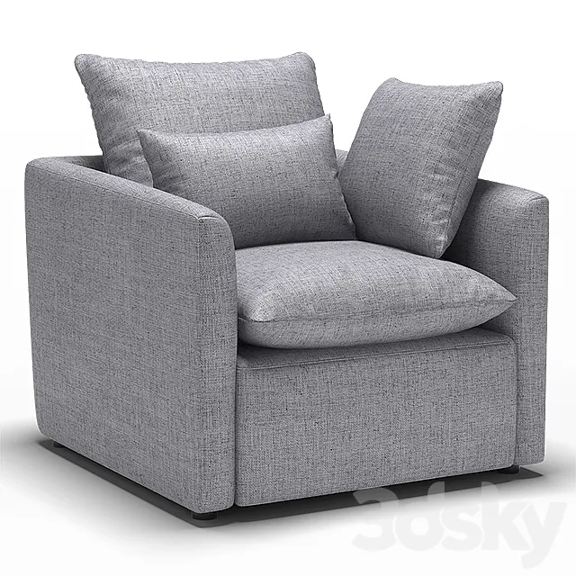 Cameron Collection | Cameron armchair 3D Model