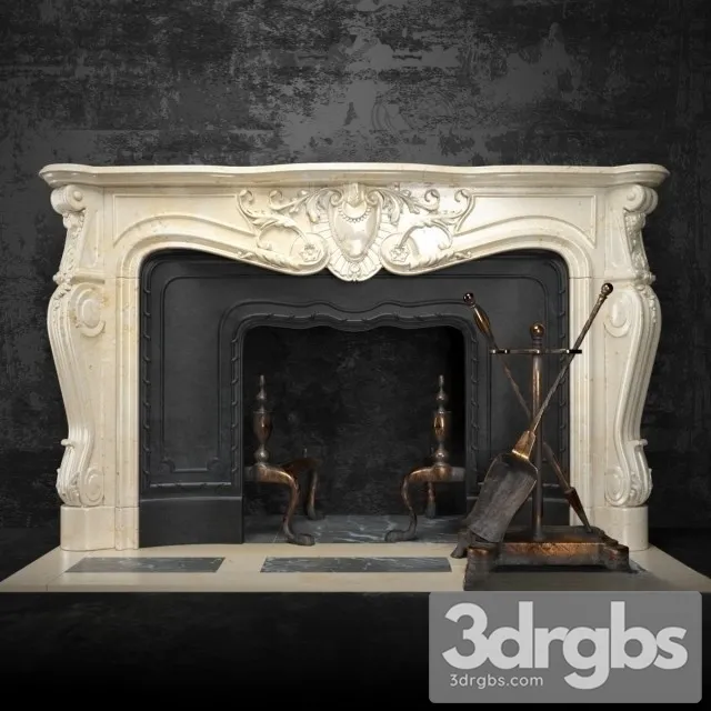 Camino Classic Fireplace 3D Model Download