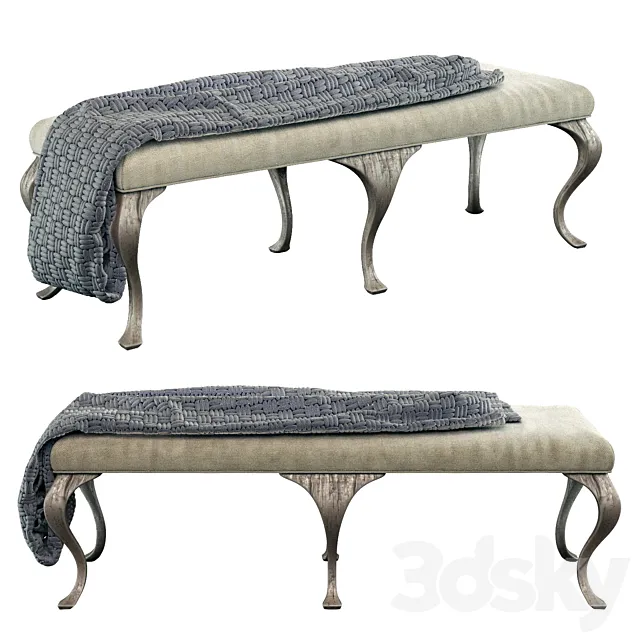 Campania Bench 370-508 3DModel Campania Bench 370-508 3DModel
