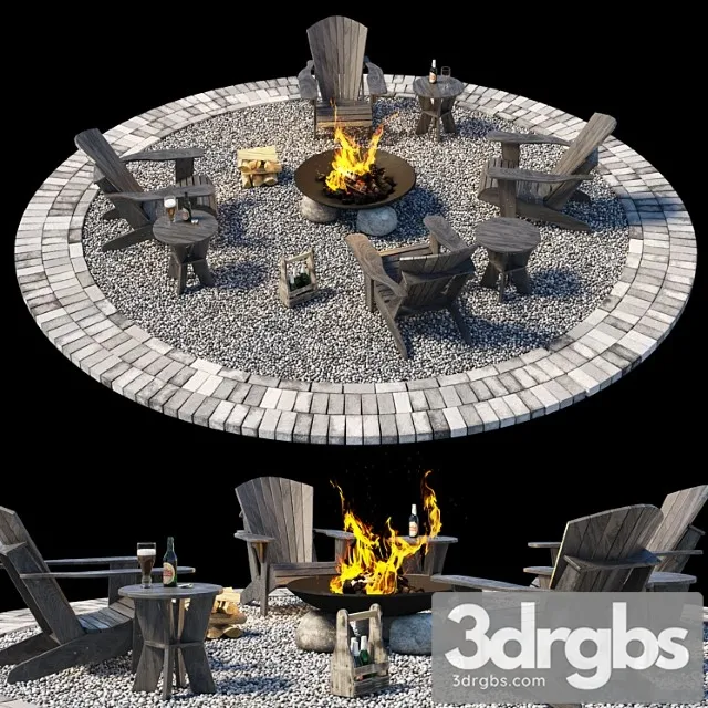 Campfire zone 3D Model Download