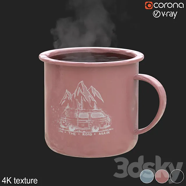 camping mug 001 3DModel