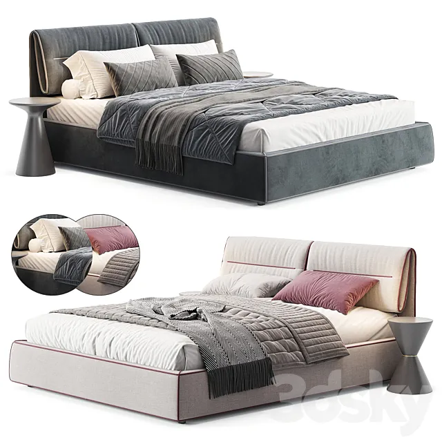 Campo Bed Bonaldo 3D Model