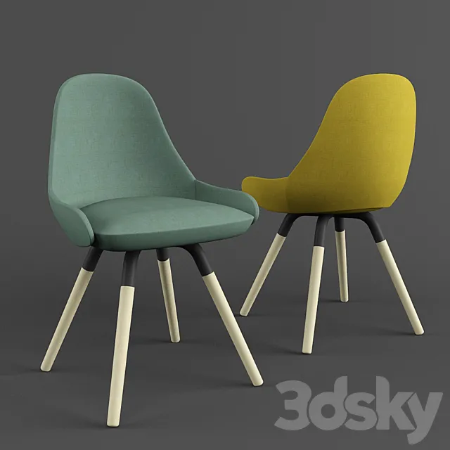 CANCIO NUBA chair 3D Model