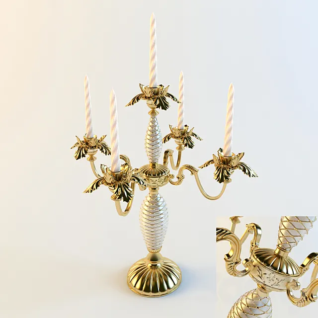 Candelabrum 3D Model Candelabrum 3D Model