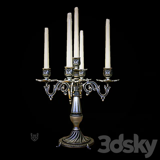 candelabrum 3D Model candelabrum 3D Model