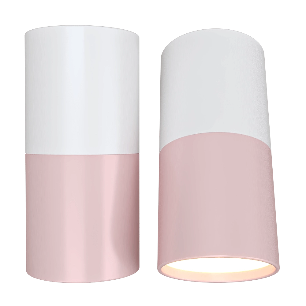 Candellux Lighting – Ceiling fixture white and pink GU10 Tube 3D Model Candellux Lighting – Ceiling fixture white and pink GU10 Tube 3D Model
