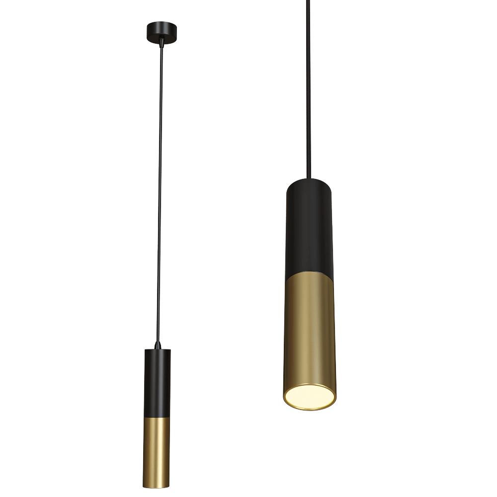 Candellux Lighting – Ceiling lamp black gold 31-77677 3D Model