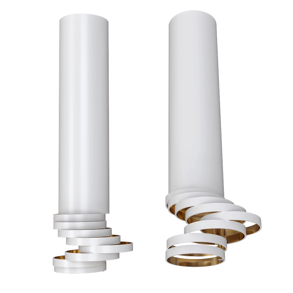 Candellux Lighting – Ceiling lamp gold and white 2276076 3D Model