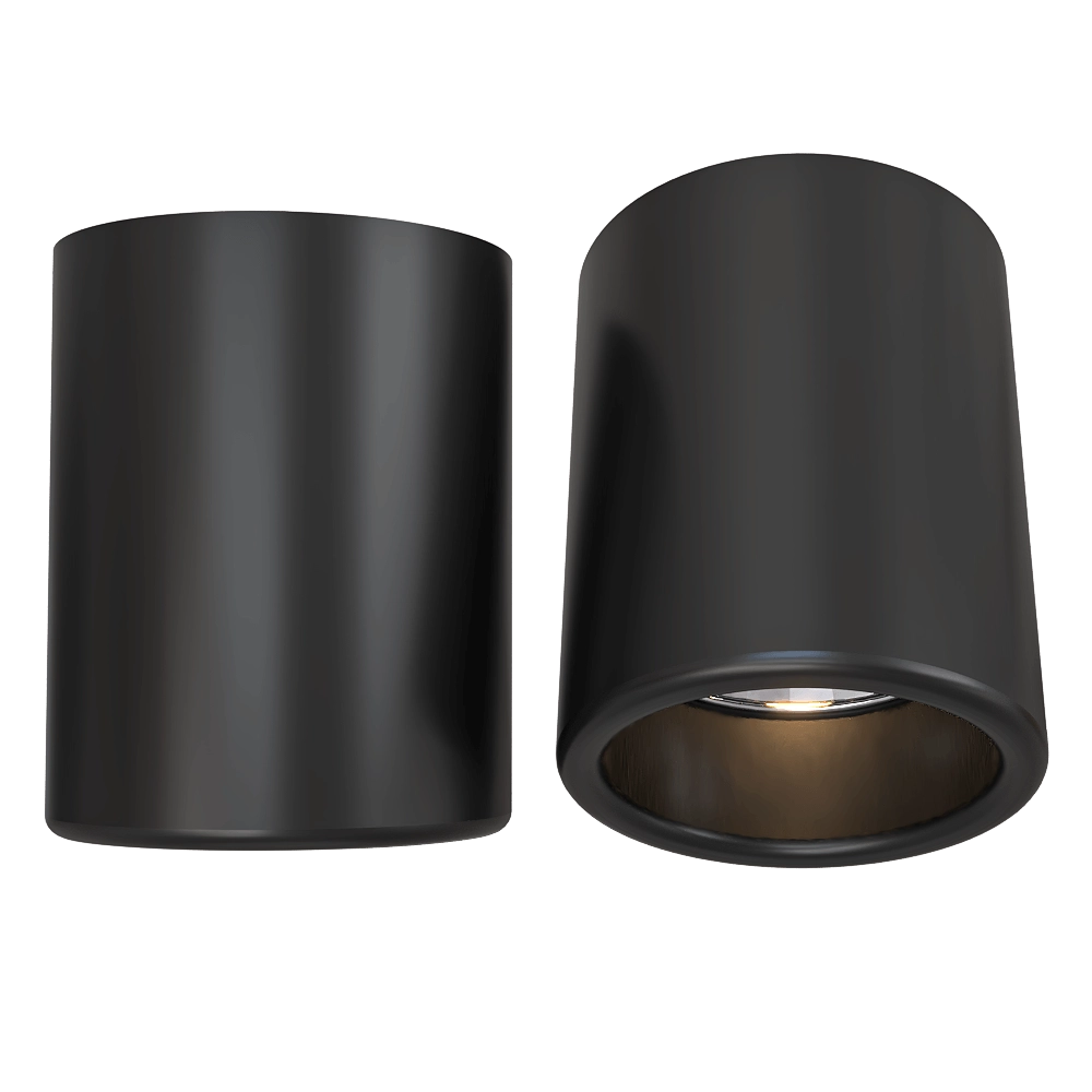 Candellux Lighting – Ceiling lamp Tuba black eyelet fixture 3D Model