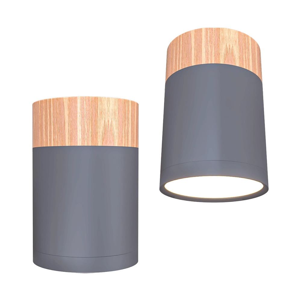 Candellux Lighting – Gray and wooden ceiling lamp Tube 2284262 3D Model Candellux Lighting – Gray and wooden ceiling lamp Tube 2284262 3D Model