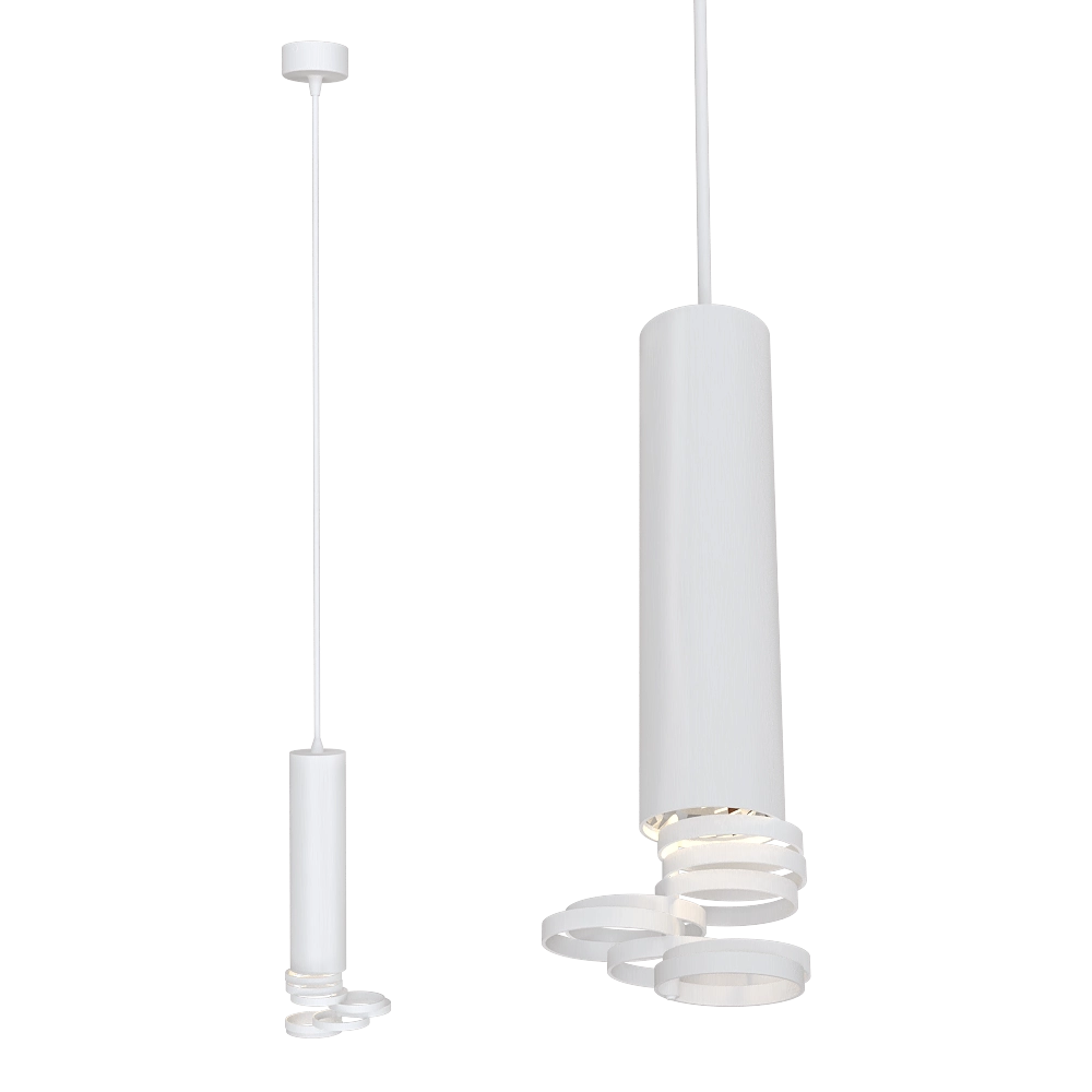 Candellux Lighting – Hanging lamp white adjustable Tube 3D Model