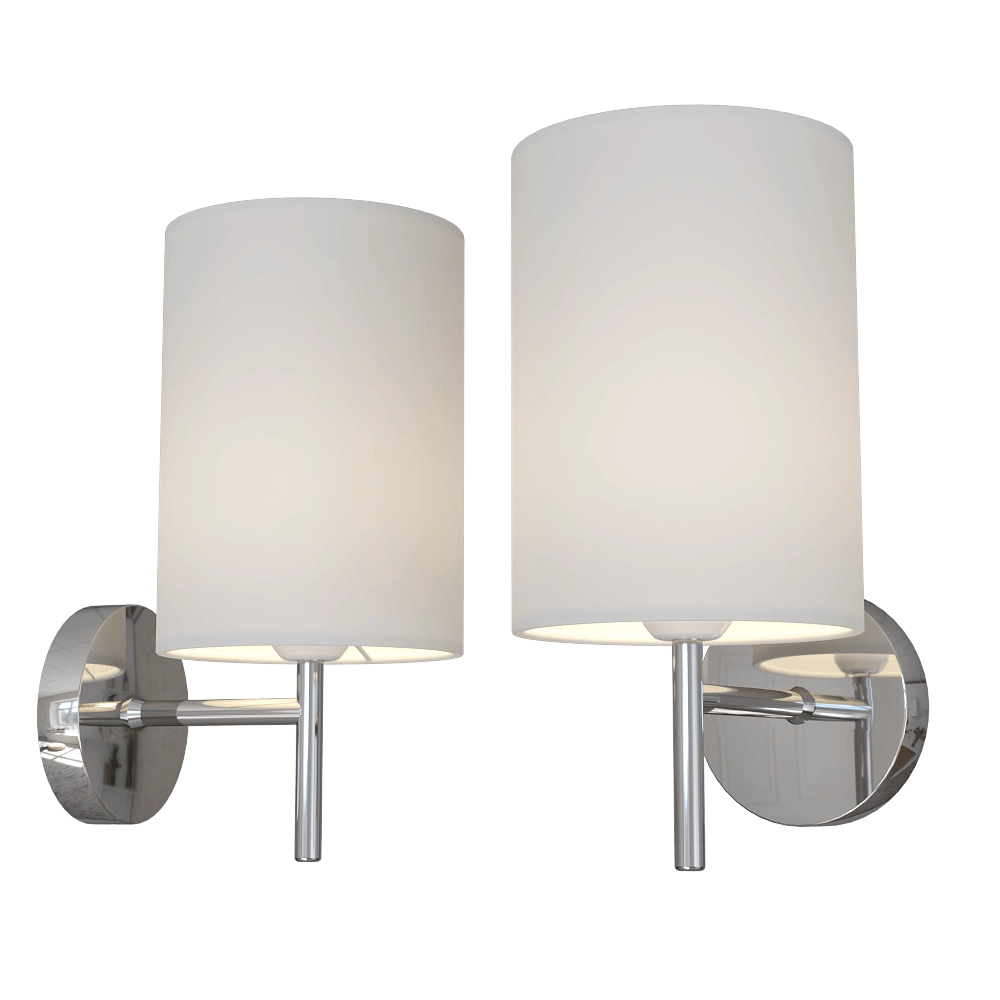 Candellux Lighting – Wall lamp 1x40W E14 Chrome YAN 21-45249 3D Model Candellux Lighting – Wall lamp 1x40W E14 Chrome YAN 21-45249 3D Model