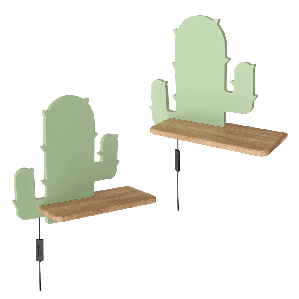 Candellux Lighting – Wall lamp shelf Cactus 21-00903 3D Model Candellux Lighting – Wall lamp shelf Cactus 21-00903 3D Model