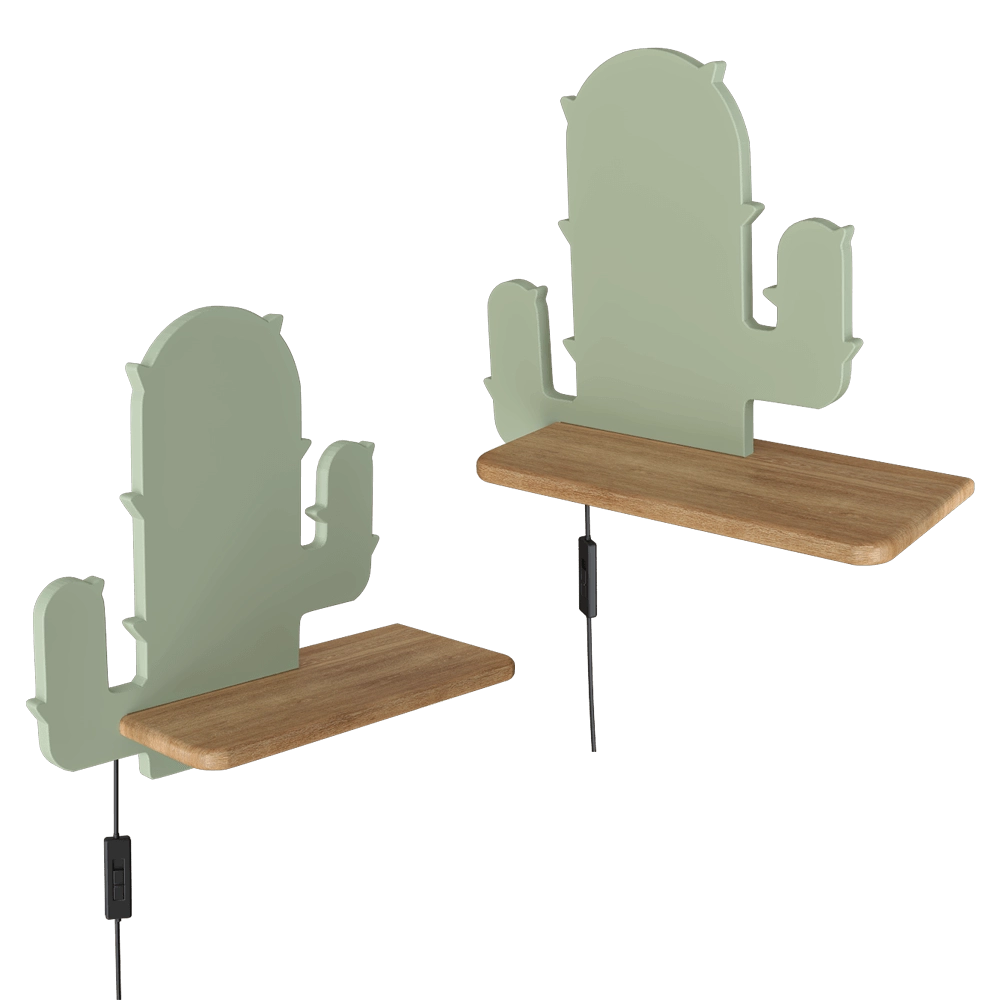 Candellux Lighting – Wall lamp shelf Cactus 21-00996 3D Model