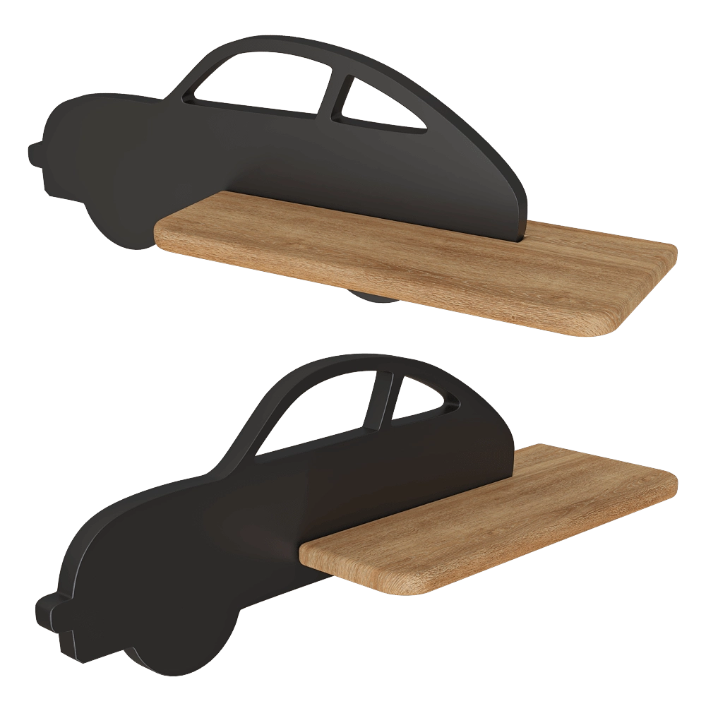 Candellux Lighting – Wall lamp shelf Children’s Car Black 3D Model Candellux Lighting – Wall lamp shelf Children’s Car Black 3D Model