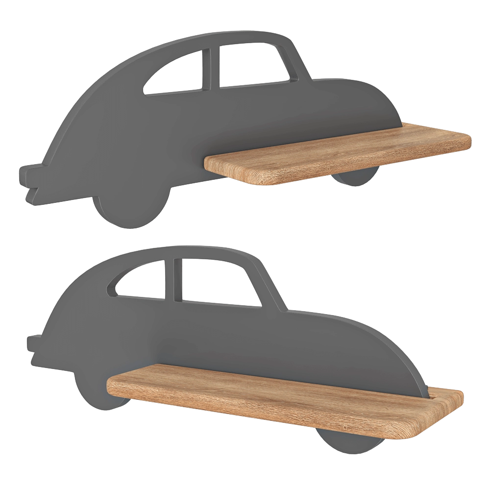 Candellux Lighting – Wall lamp shelf Children’s Car grey 3D Model Candellux Lighting – Wall lamp shelf Children’s Car grey 3D Model