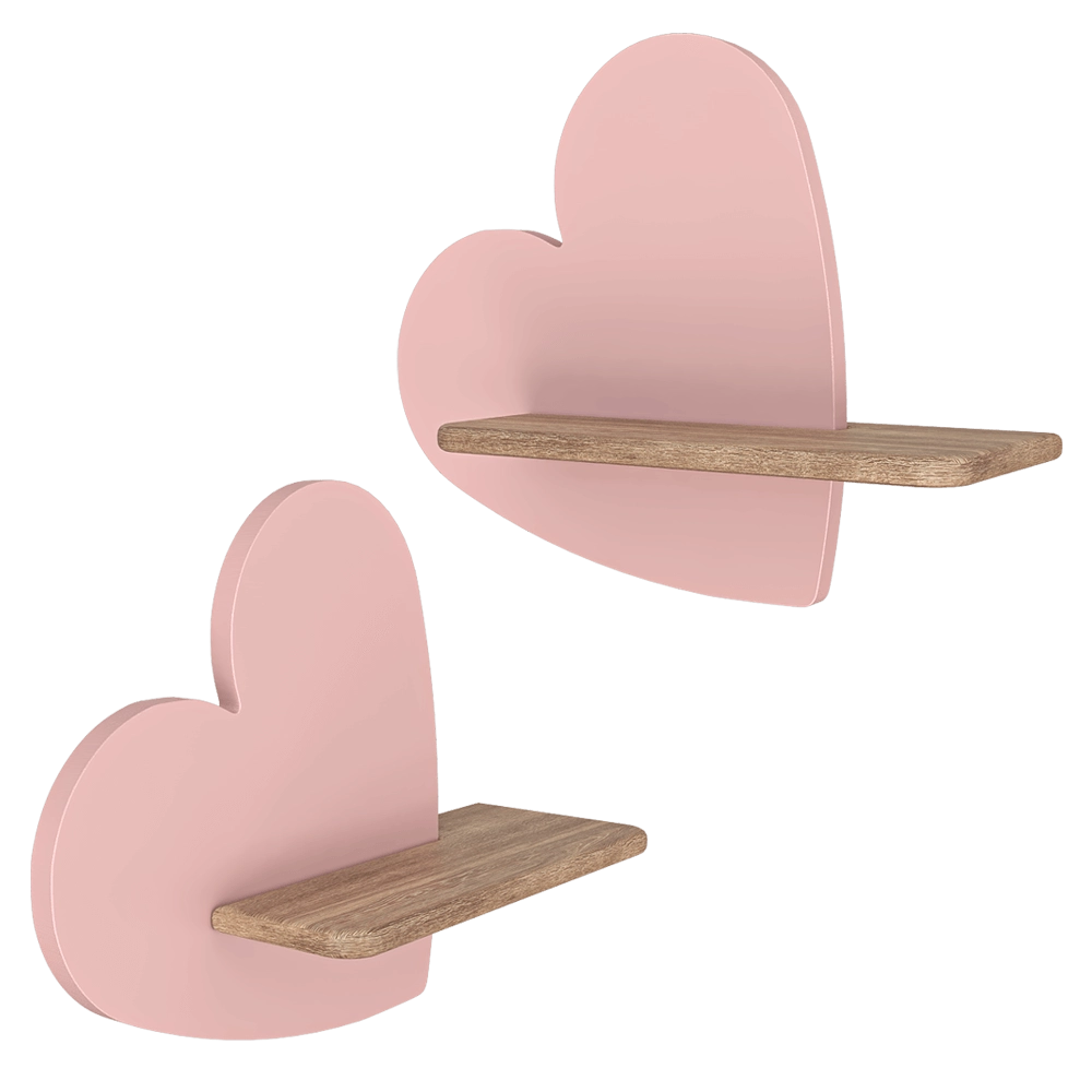 Candellux Lighting – Wall lamp shelf Child’s Pink Heart 3D Model Candellux Lighting – Wall lamp shelf Child’s Pink Heart 3D Model