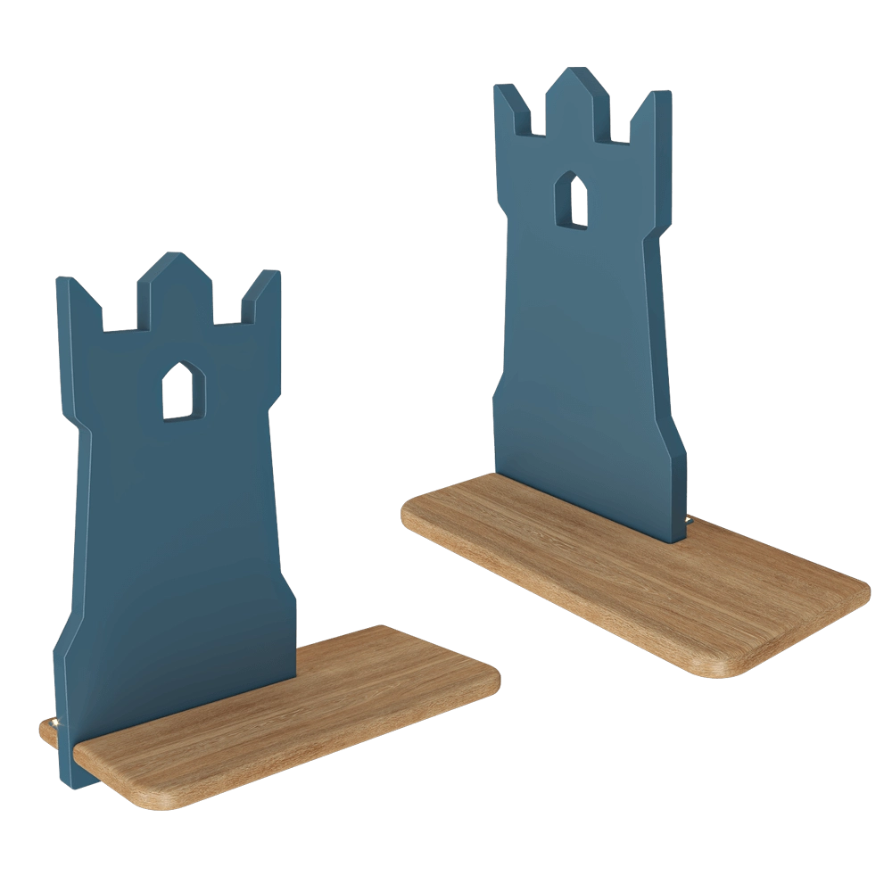 Candellux Lighting – Wall lamp shelf Kids tower blue 21-84729 3D Model Candellux Lighting – Wall lamp shelf Kids tower blue 21-84729 3D Model