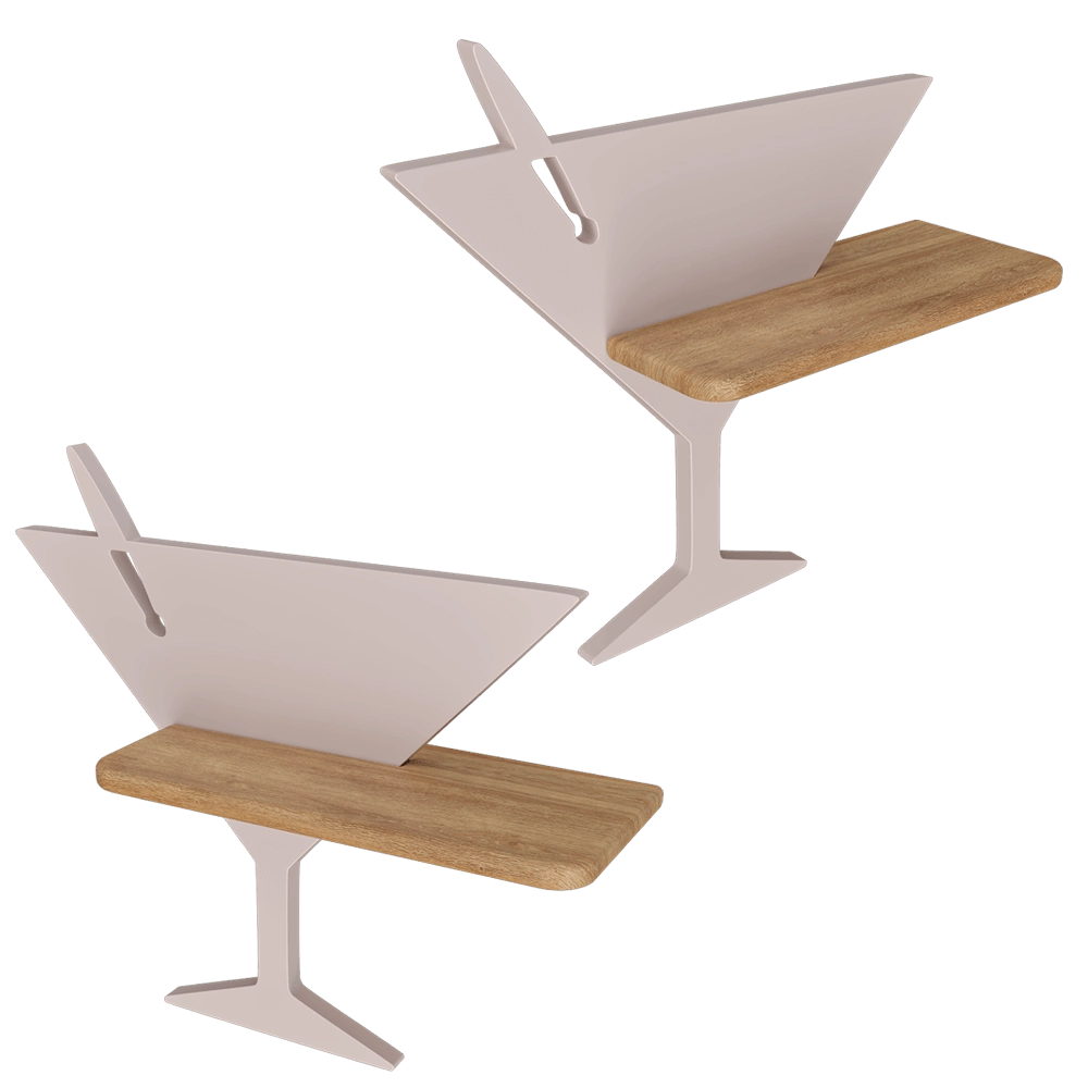 Candellux Lighting – Wall lamp shelf Piccolo pink 21-03553 3D Model Candellux Lighting – Wall lamp shelf Piccolo pink 21-03553 3D Model