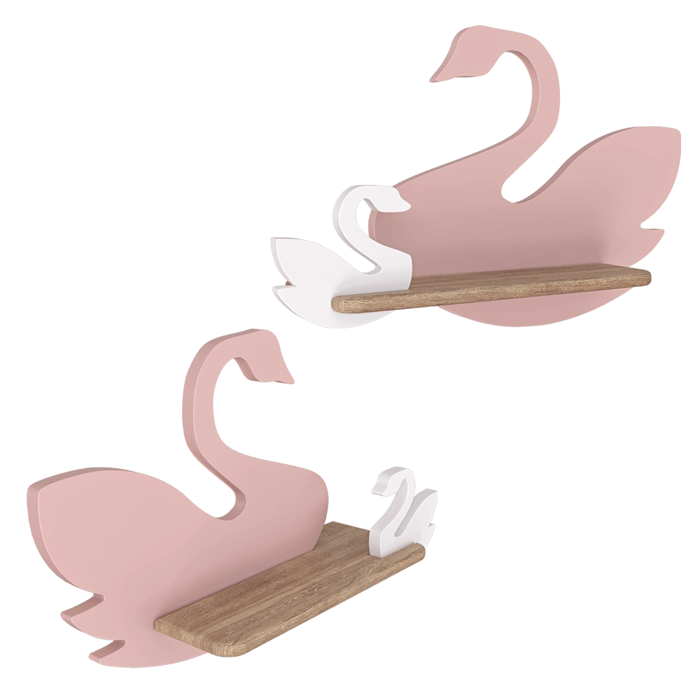 Candellux Lighting – Wall lamp shelf SWAN 3D Model Candellux Lighting – Wall lamp shelf SWAN 3D Model