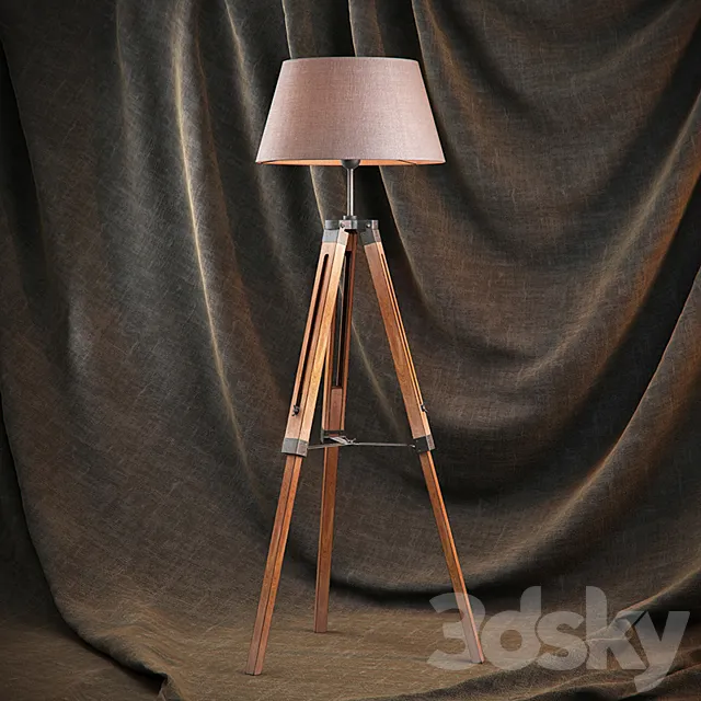 candellux lugano floor lamp 3DModel candellux lugano floor lamp 3DModel