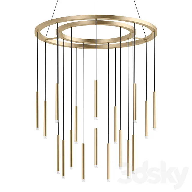 Candle 18-lights 3D Model