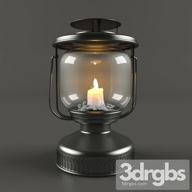Candle Decor 3D Model Download